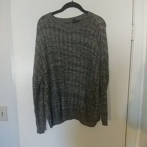 *Black and Gray oversized sweater MNG by Mango